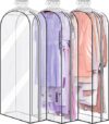 MISSLO Clear Garment Bags for Hanging Clothes