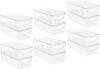 Vtopmart Clear Stackable Storage Bins With Lids