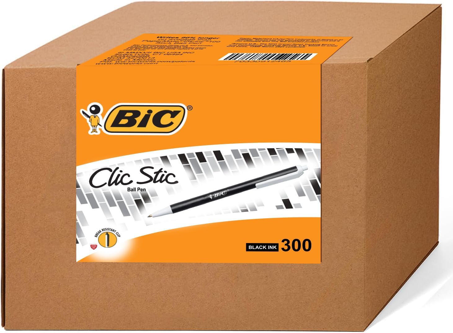 BIC Clic Stic Pens - 300 Pack