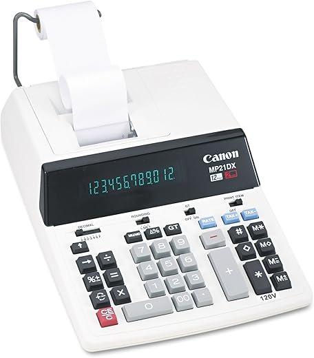 Canon CNMMP21DX Color Printing Calculator, AC Powered