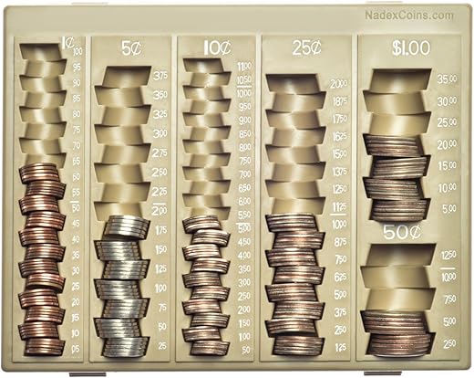 Nadex Coin Handling Tray With Cover