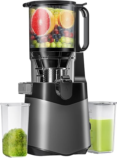 LUIXXN Cold Press Juicer, 6.8" Large Chute