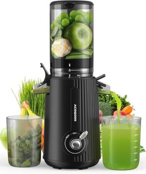 ACOQOOS Cold Press Juicer With 4.3″ Chute