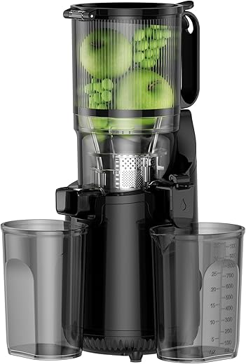Amumu Cold Press Juicer With Extra Large Chute