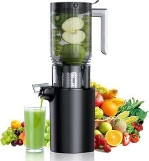 assountgh Cold Press Masticating Juicer With Chute