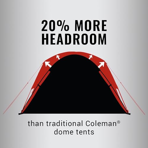 Coleman Skydome Dark Room Tent Blocks Sunlight - Image 4