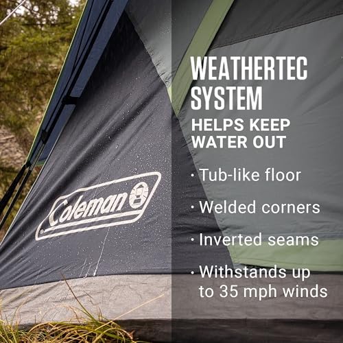 Coleman Skydome Dark Room Tent Blocks Sunlight - Image 5