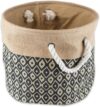 DII Collapsible Ikat Storage Bin, Medium