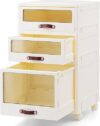 TOPSKY Collapsible Plastic File Cabinet With Castors
