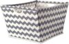 DII Collapsible Trapezoid Chevron Storage Bin