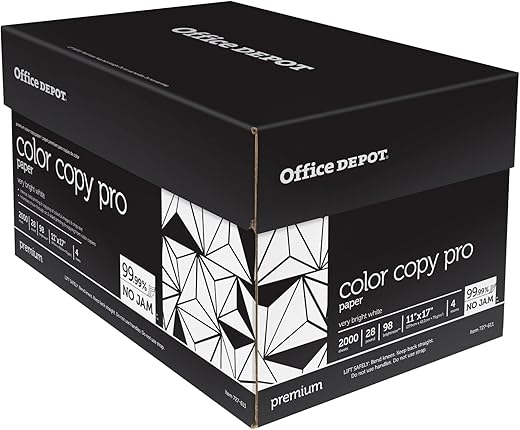 Office Depot Color Copy Paper, 11in. x 17in., 727611