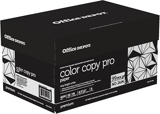 Office Depot Color Copy Paper, 28 Lb, 727641
