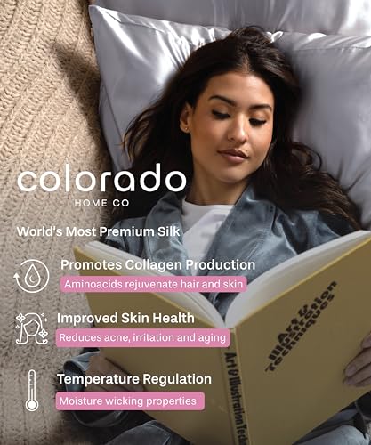 Colorado Home Co 100% Mulberry Silk Bed Sheets Set - Image 2