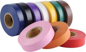 Lichamp Colored Electrical Tape 10-Pack, 1075C2