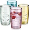 Glaver’s Colored Glassware, Ice Cold Drinking Glasses Set