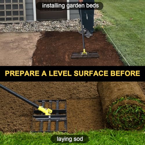 Colwelt Lawn Leveler Rake With 77ββ Handle - Image 4
