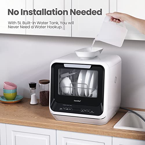 COMFEE' Portable Mini Dishwasher & Dryer Bundle, 8 Models - Image 3