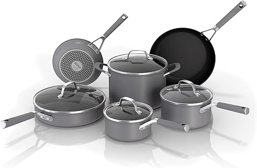 Ninja Comfort Grip 10-Piece Cookware Set