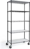 CAPHAUS Commercial Grade Wire Shelving With Wheels