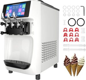 GSEICE Commercial Ice Cream Maker, Dual System