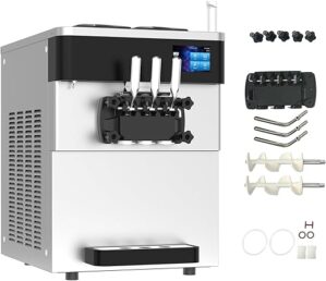 AnyDoor Commercial Soft Serve Ice Cream Maker 2200W