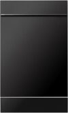 ZLINE Compact Black Stainless Steel Top Control Dishwasher, 40dBa