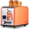 Peach Street Compact Digital Countdown Bread Toaster
