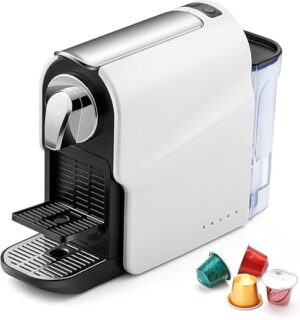 beanglass Compact Espresso Pod Machine, 20 Bar