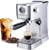 GOTMORE Compact Stainless Steel Espresso Machine