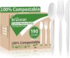 biocean Compostable Cutlery Set Biodegradable Silverware
