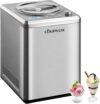 COUPLUX Compressor Ice Cream Maker, Automatic 2.5L
