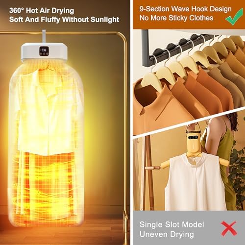 CookWneer Portable Foldable Dryer With Timer Function - Image 5