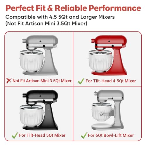 Coolcook KitchenAid Stand Mixer Ice Cream Attachment - Image 5
