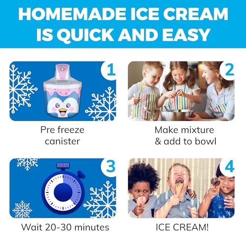 Cooler Concepts Penguin Electric Ice Cream Maker 1.2 Quart - Image 2