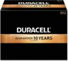 DURACELL Coppertop Battery, Alkaline, D Size, MN1300