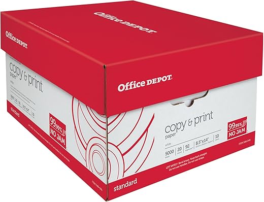 Office Depot Copy Print Paper, Legal Size, 063224