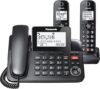 Panasonic Corded/Cordless Phone With Call Block KX-TGF852B