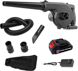 KINGPKE Cordless Handheld Leaf Blower & Vacuum