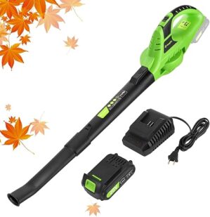 Yougfin Cordless Leaf Blower With Battery & Charger