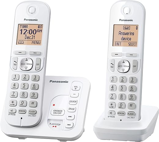 Panasonic Cordless Phone With Answering System KX-TG7122SK