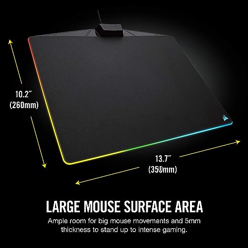 Corsair MM800 Polaris RGB Mouse Pad - Black - Image 3