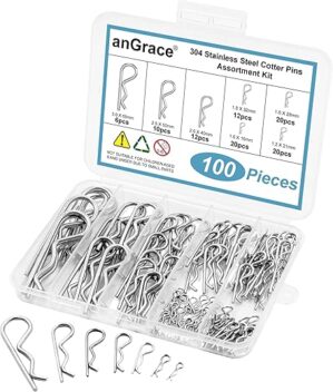 anGrace Cotter Pins Assortment Kit, 6 Sizes