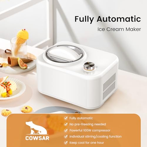 COWSAR 1 Quart Ice Cream Maker Machine - Image 3