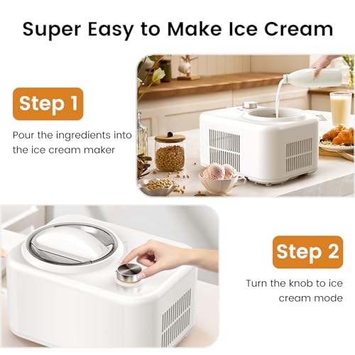 COWSAR 1 Quart Ice Cream Maker Machine - Image 4