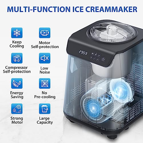 COWSAR Ice Cream Maker With Built-in Compressor - Image 2