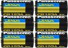 Panasonic CR123A 3V Lithium Battery, 6 Count