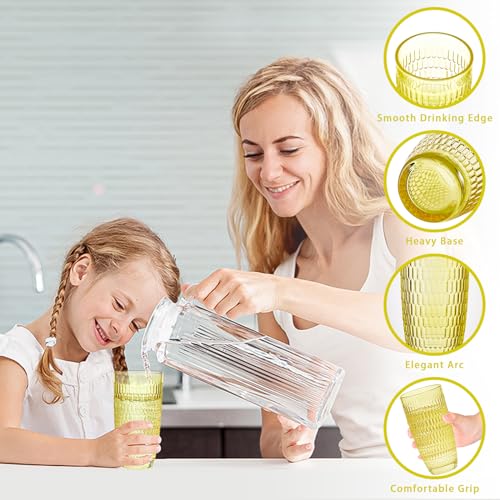 CREATIVELAND Romantic Colored Beverage Glasses Set - Image 4