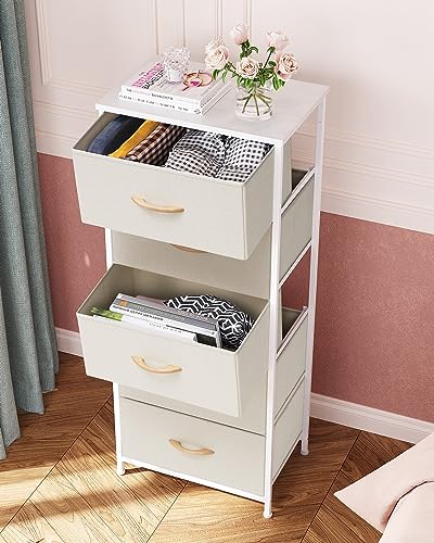 Crestlive Products Vertical Dresser Storage Tower, Beige - Image 5