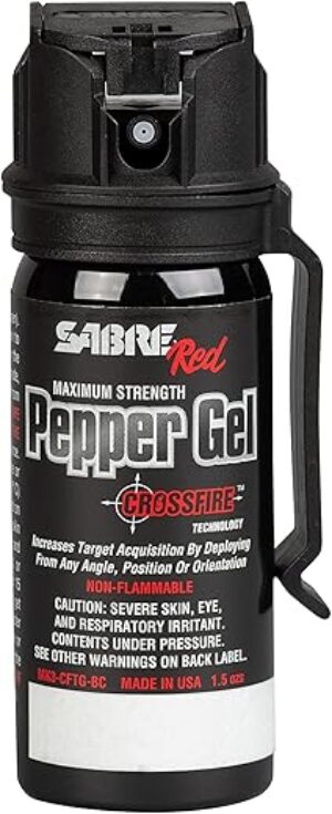 SABRE Crossfire Pepper Gel With Belt Clip