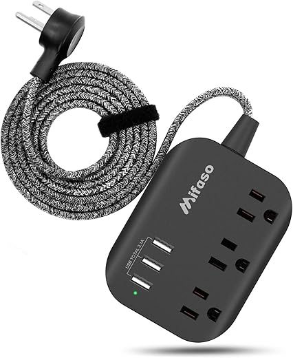 Mifaso Cruise Ship Power Strip With USB